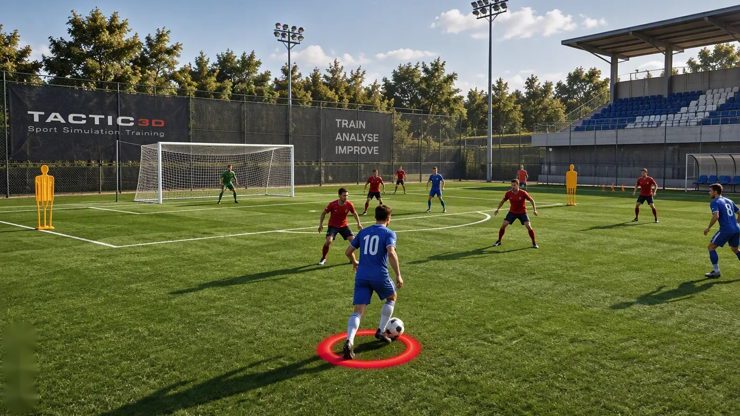 Watch a football play in 3D