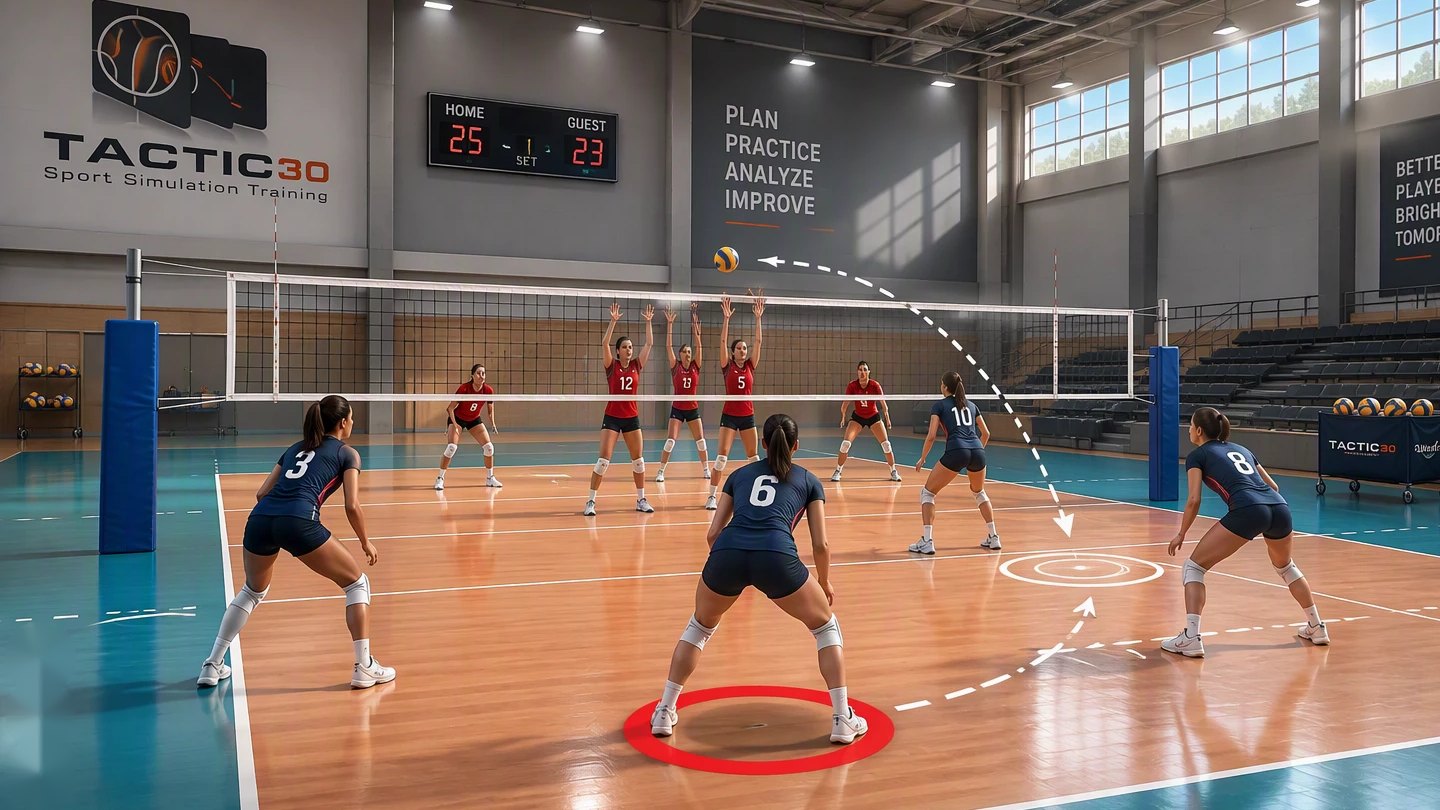 Watch a volleyball play in 3D